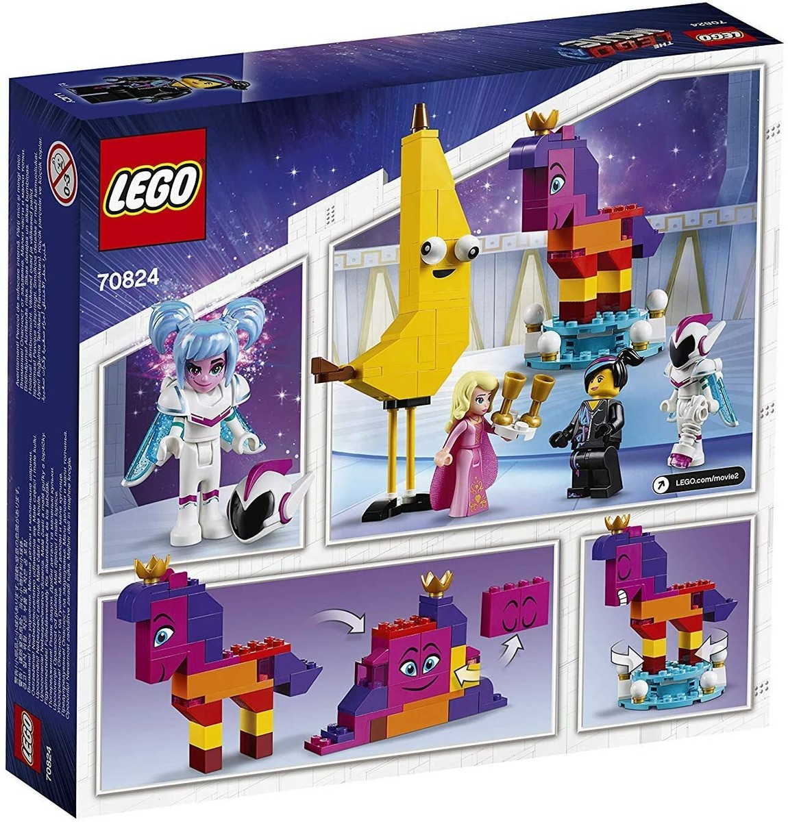 Lego Movie 2 Set 70824 INTRODUCING QUEEN WATEVRA WA'NABI Banana