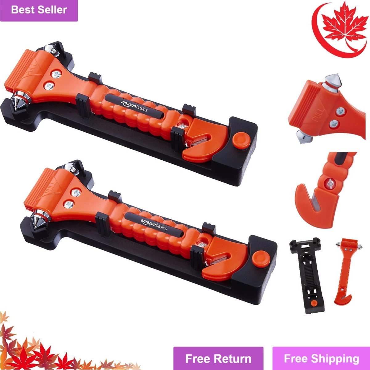 Seat belt cutter and window hammer deals