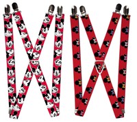 Buckle Down Kids' Elastic Disney Mickey & Minnie Mouse Clip End Suspenders on sale Buckle Down Kids' Elastic Disney Mickey & Minnie Mouse Clip End Suspenders on sale