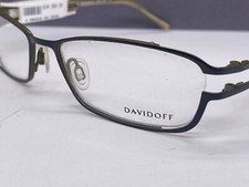 Davidoff Brille Herren grau grün Eckig Rechteckig Titan 95055 NP:250€