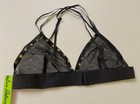 Sam Edelman Bra Bralette  Black Gold Dot M NWT Brand New — photo 4