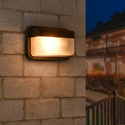 modern brass outdoor lighting