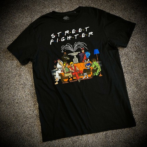 STREET FIGHTER FRIENDS PARODY T-SHIRT 