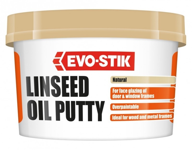 Evo-Stik Multi-Purpose Linseed Oil Putty External Face Glazing - Natural - 1kg - Image 2