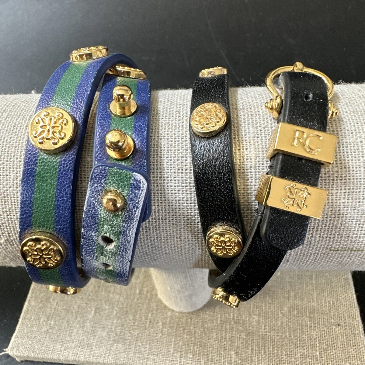 Rustic cuff leather best sale bracelets