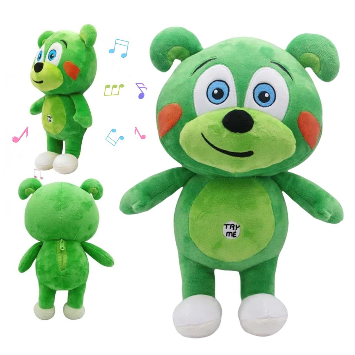 Gummy Bear Plush Green Singing Bear Toy Christmas Celebration Props Toys