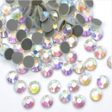 Flat back Hot Fix Rhinestones AB Color Crystals 2gross 288 pcs 6 mm/30 ss