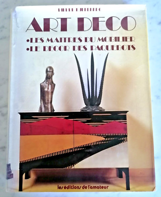 1986 ART DECO LES MAITRE DU MOBILIER LE DECOR DES PAQUEBOTS di P KJELLBERG p247