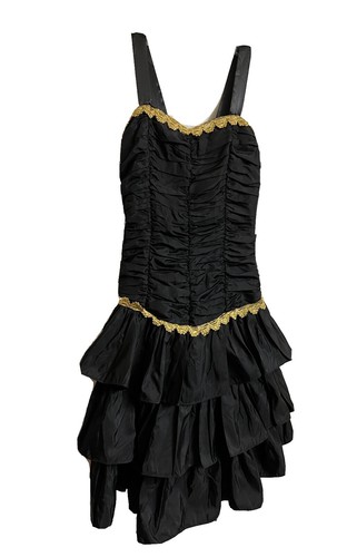 A-line Corset Tiered Ruffle Slit Prom Dress with Appliqued Sequins | eBay
