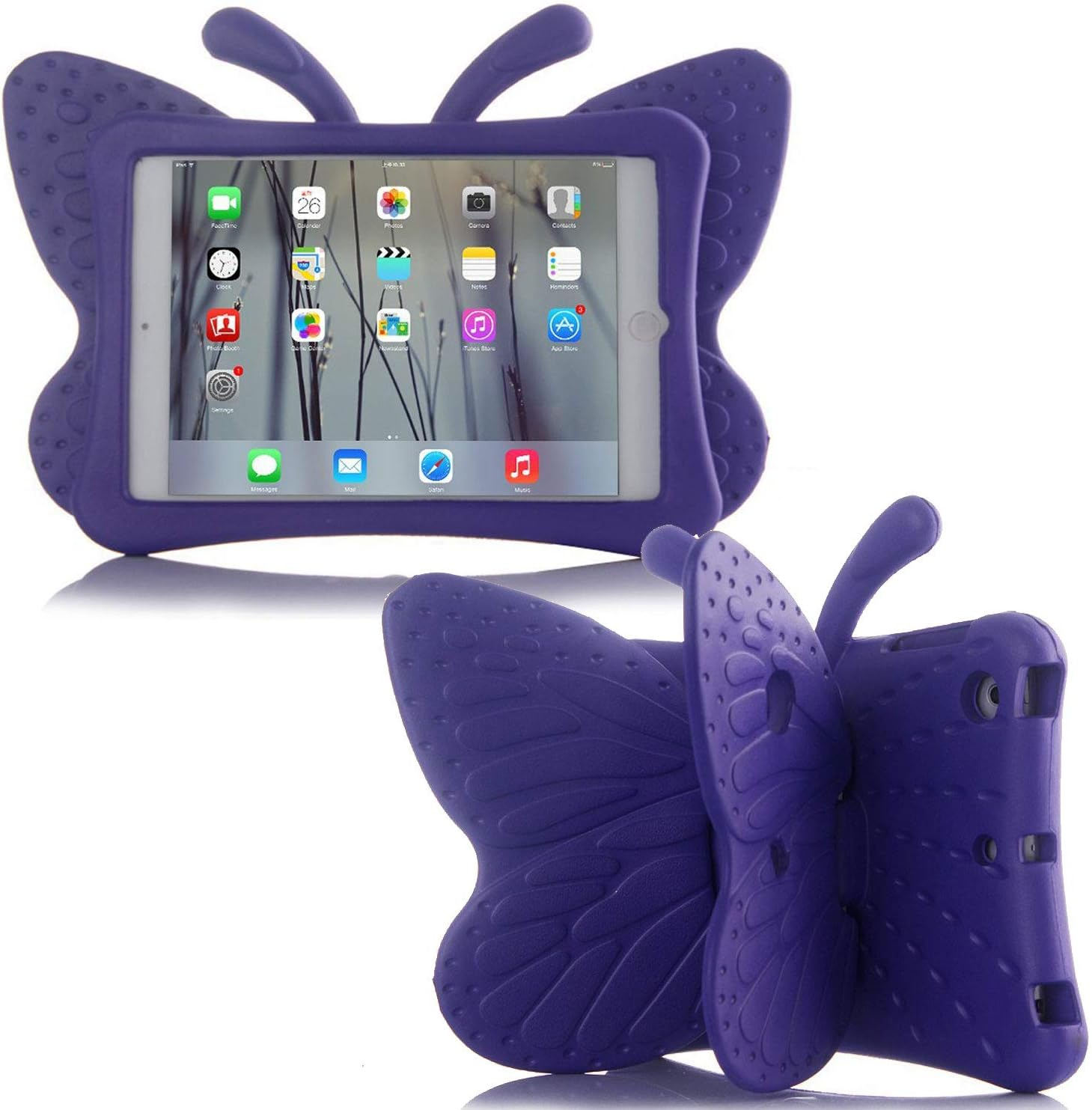 Ipad 7 8 9 10.2 Kids Case 3D Cute Butterfly 10.2 Inch Ipad 9Th 8Th Generation Ta-image