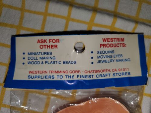 2 Vintage Westrim Crafts 6402 Santa Face Mask 4" - Picture 4 of 11