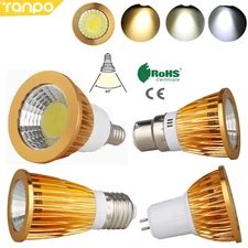 5PCS Dimmable GU10 MR16 B22 GU5.3 E27 E14 6W 9W 12W LED Spotlight Bulbs Lamp ED