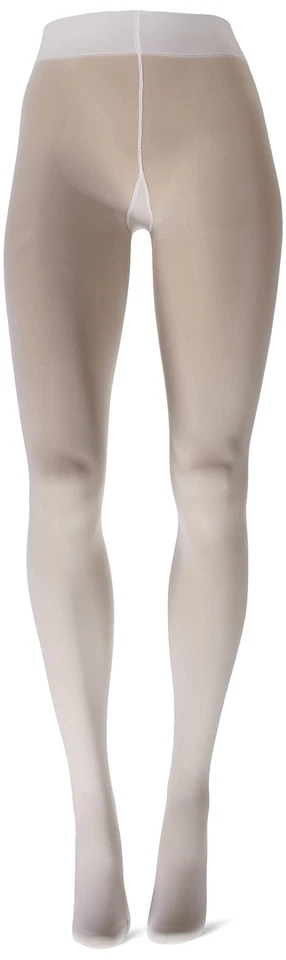 Medias opacas para mujer HUE ESF15053, blancas, 1 EE. UU. Foto 3 de 4