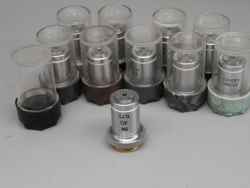 LOMO Microscope Objective 40x 0.75 RMS Water Immersion Fluor - Picture 3 of 3