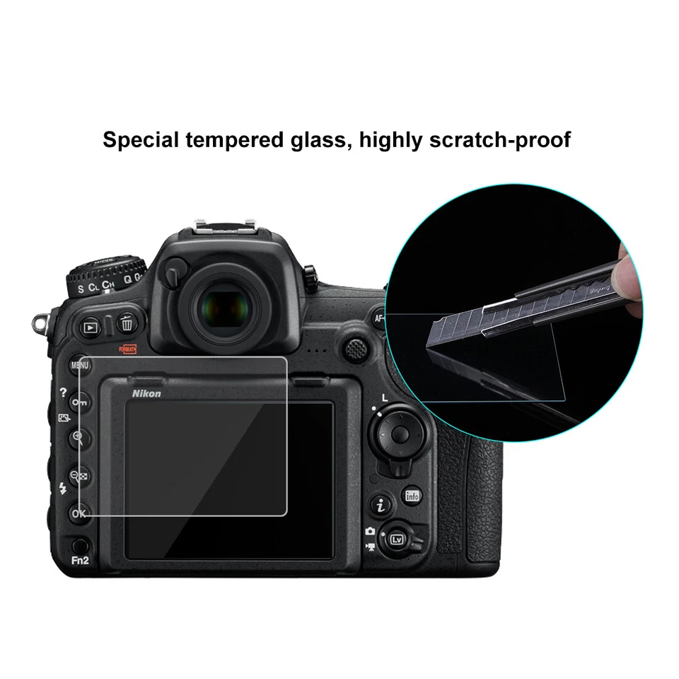 For Nikon D800/D600/D610/D7100/D7200/D750 Tempered Glass Screen Protector Film - Image 3 of 4