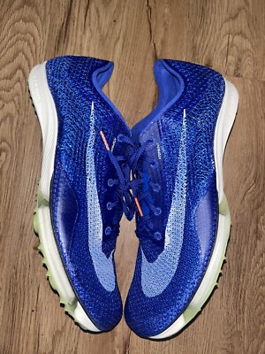 NIKE MENS AIR ZOOM VICTORY RACER BLUE TRACK &FIELD SHOES SIZE
