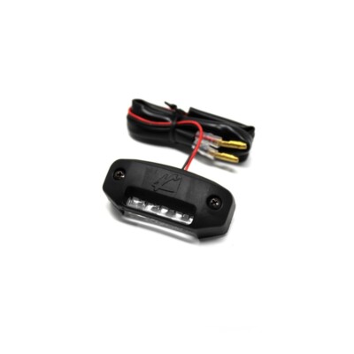 VALTERMOTO KENNZEICHENHALTER KENNZEICHENLEUCHTE LED ZUGELASSEN MOTORRAD SCHWARZ