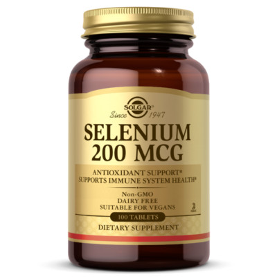 Solgar Selenium 200 mcg 100 Tablets