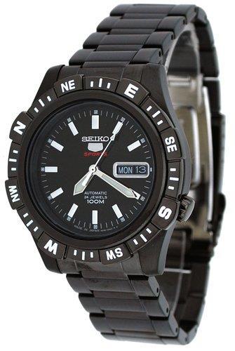 SEIKO-SPORTS-AUTOMATIC-HAND-WINDING-100M-BLACK-WATCH-SRP141-SRP141J1-JAPAN