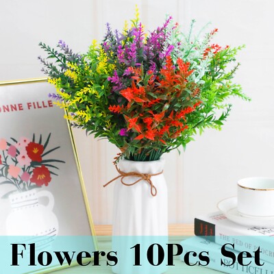 Künstliche Blumen Kunstpflanzen Kunststoff UV beständig Home In/Outdoor Gartendeko