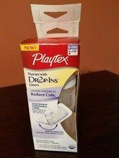 New Playtex Nurser with Drop Ins Liners Baby Bottle 2013 Slow Reduces Colic