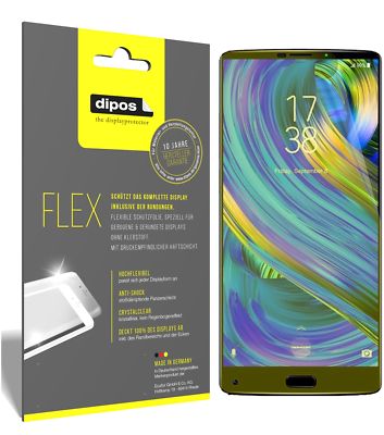3x Schutzfolie für HOMTOM S9 Plus Folie, 100% Displayabdeckung, dipos Flex