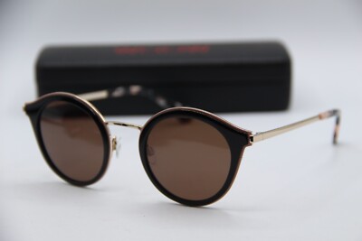 NEW WOOW SUPER LOOP 1 COL100 BLACK PINK GOLD AUTHENTIC SUNGLASSES W/CASE 47-23