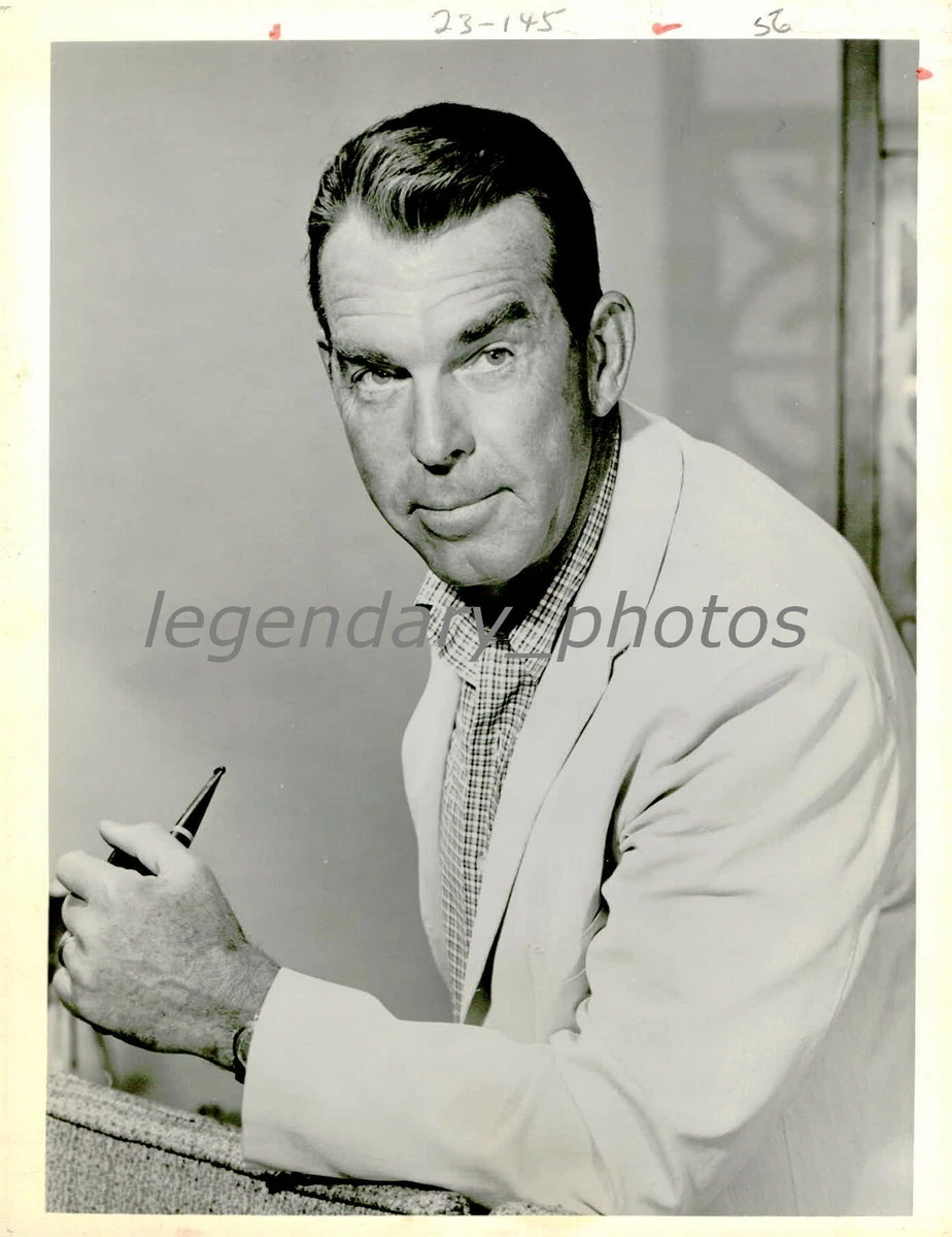 1967 Portrait of Actor Fred MacMurray with Pipe Original News Service Photo  | eBay
