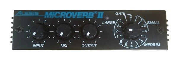 MicroVerb II – Alesis 16-bit Stereo Digital Reverb with power