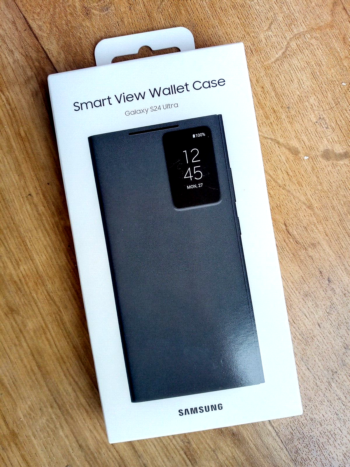 Étui Folio Samsung Galaxy S24 Ultra Smart View Wallet Case Cover ORIGINAL & NEUF