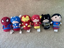 Hallmark Itty Bittys Superhero Set - Lot of 6 - Good Condition