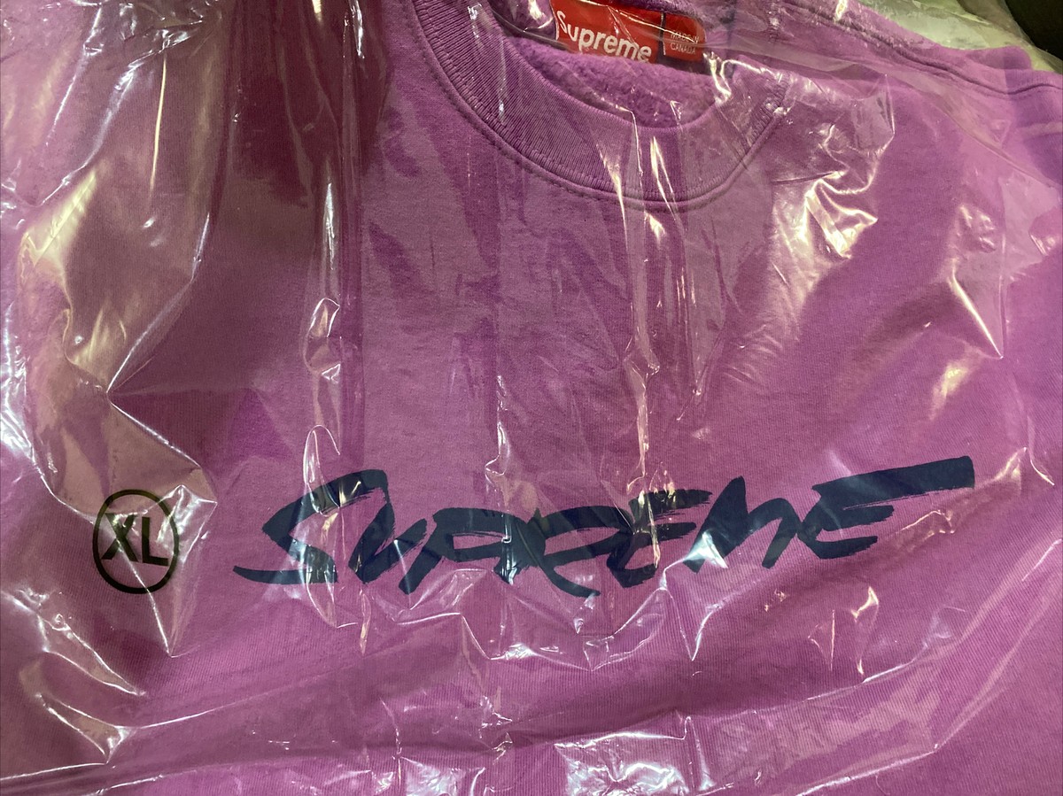 SZ XL FW 20 SUPREME FUTURA CREWNECK BRIGHT PURPLE | eBay