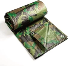 Tarp Camouflage 20' X 20' Medium Duty Canopy Cover Greenhouse Camo RV BOAT Tent