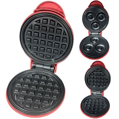 Waffle Iron Nonstick Waffle Mold Quick Heat-Up Pancake Bubble Egg Cake Oven Pan 