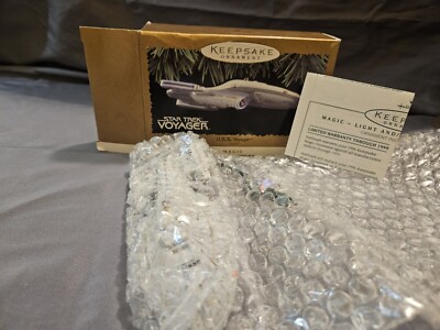Hallmark USS Voyager Magic Light Up Ornament QXI7544 - New In Box