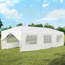 3 x 9 m gazebo da giardino tenda per feste tenda da giardino + parte laterale impermeabile