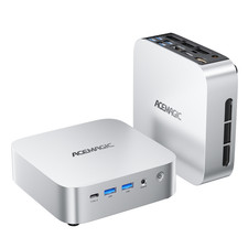 ACEMAGIC 8K Mini PC AMD 7 H255 (8C/16T, up to 4.9GHz) 16GB LPDDR5 512GB SSD WiFi