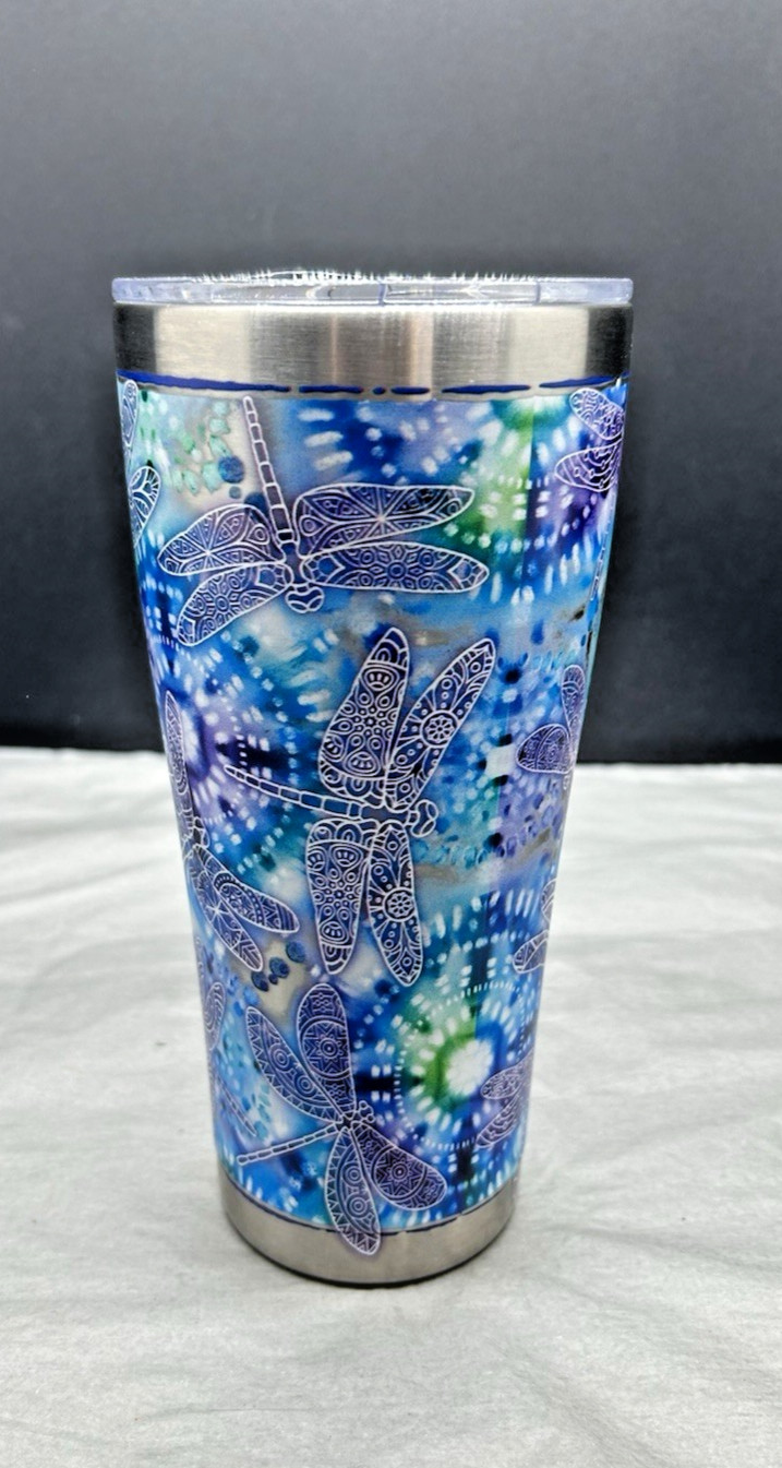 Tervis Tie Dye Dragonfly Triple Walled Insulated Tumbler/BPA