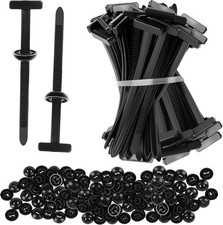 200PCS Heavy-Duty Nylon Universal Cable Tie Buckle Set   One-Click Self-Lockin