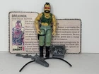 G.I. Joe Ripper 1985 COMPLETE WITH CARD