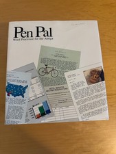 Pen Pal Word Processor for Amiga   Complete Big Box, Manuals, Disks, SoftClips C