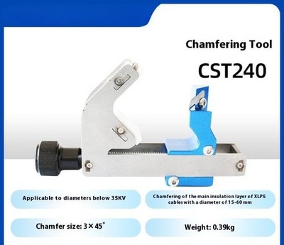 CST-240 10-35KV 15-60mm High Voltage Cable Stripper Insulation Chamfer Tool