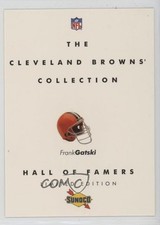 1992 Sunoco Cleveland Browns Hall of Fame Frank Gatski #12 HOF 0q3