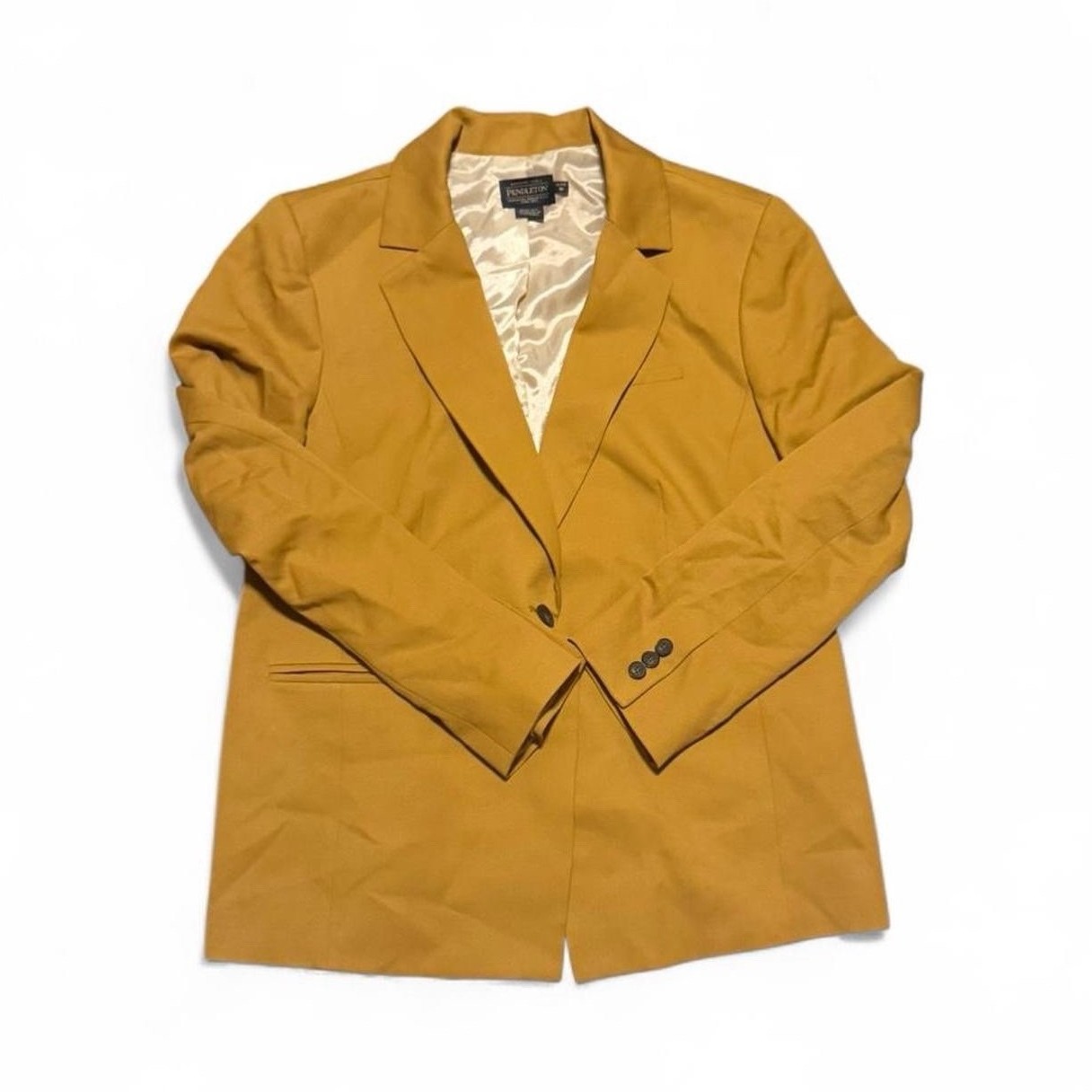 Pendleton Brown Notch Lapel Single-Breasted Lined… - image 1