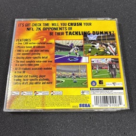 NBA 2K, NFL 2K Sega Sports (Sega DreamCast) Untested - Broken Cases