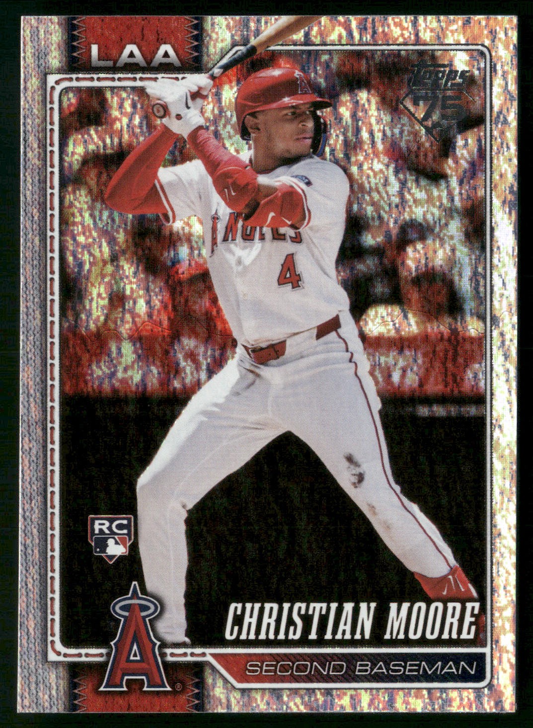 Christian Moore 2026 Topps #147 Holo Foil Los Angeles Angels