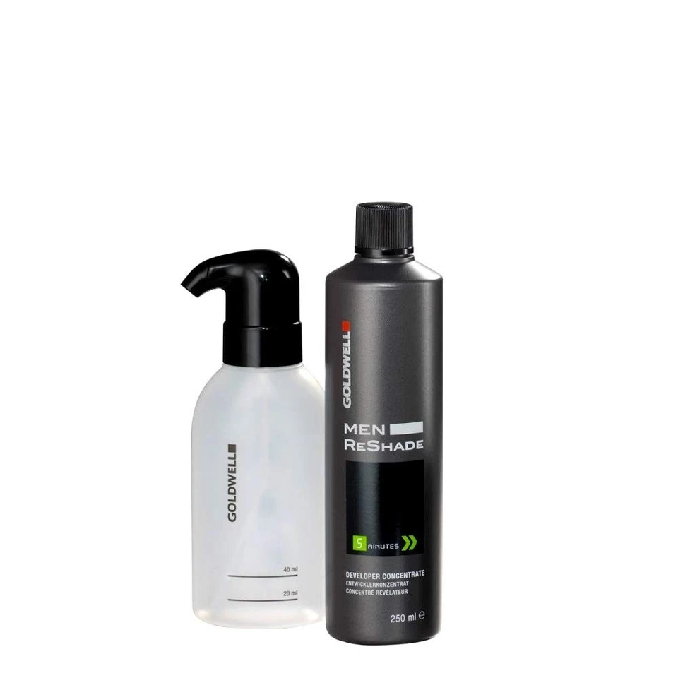 Concentrato sviluppatore Goldwell Men Reshade 250 ml e flacone applicatore - Immagine 2 di 4