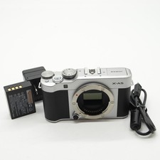 FUJIFILM X-A5 Mirrorless Digital Camera Body Silver Tested Working Japan