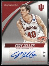 /99 SP Cody Zeller 2016 Panini Indiana Hoosiers Autograph Auto Indiana Hoosiers
