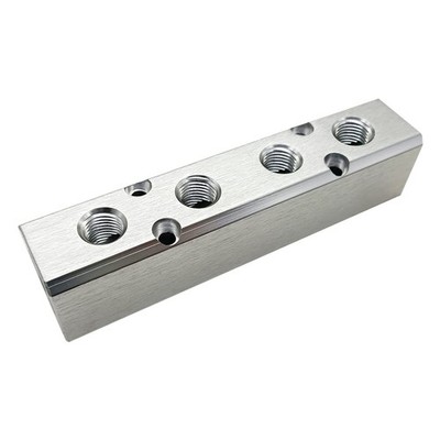 4 Way 6 Port Air Manifold 1/2'' NPT Supply Port 1/4'' NPT Outport with Mounting